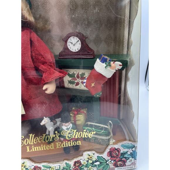 Collector's Choice Limited Edition Fine Bisque Porcelain Doll Christmas ~NEW ~ - Picture 5 of 11